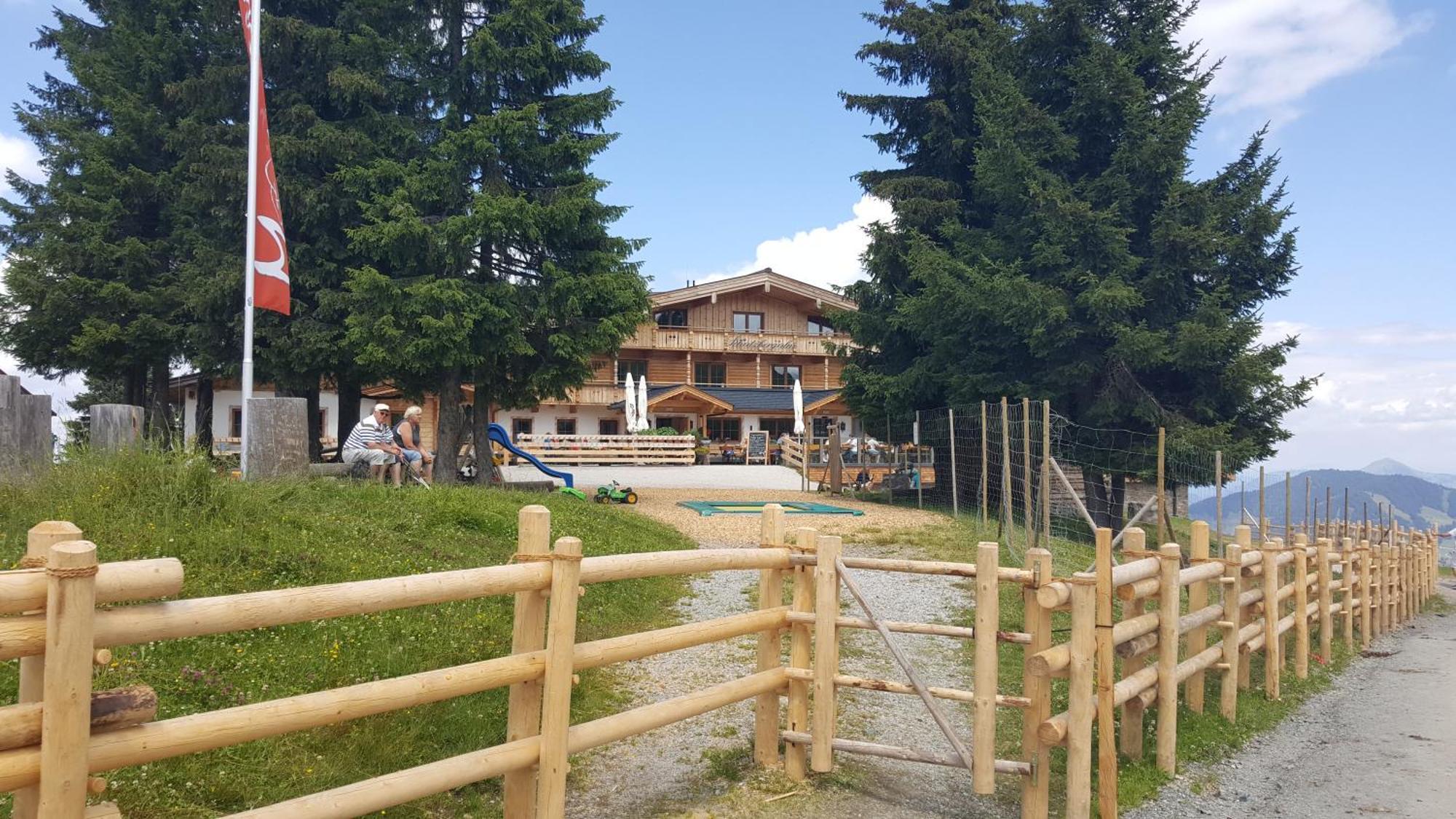 Berggasthof Schatzbergalm Thierbach Exterior foto